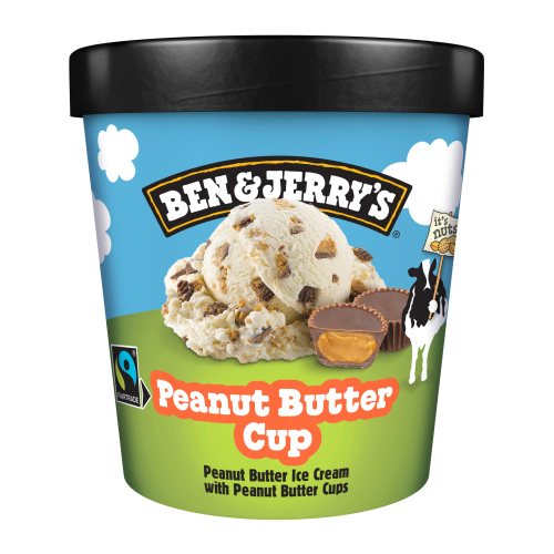 BEN & JERRY'S ICE CREAM PEANUT BUTTER CUP 465 ML