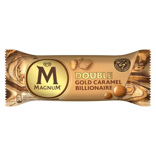 MAGNUM DOUBLE GOLD CARAMEL BILLIONAIRE ICE CREAM STICK 85ML