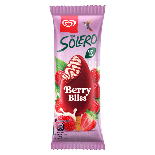 SOLERO ICE CREAM STICK BERRY BLISS 90ML