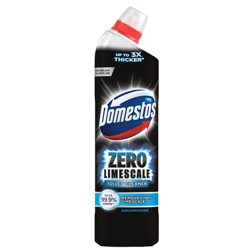 DOMESTOS ZERO LIMESCALEREMOVER AQUA 750ML