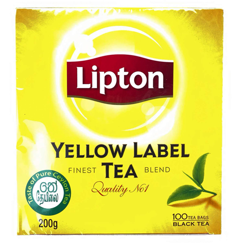 LIPTON YELLOW LABEL TEA BAGS 200G