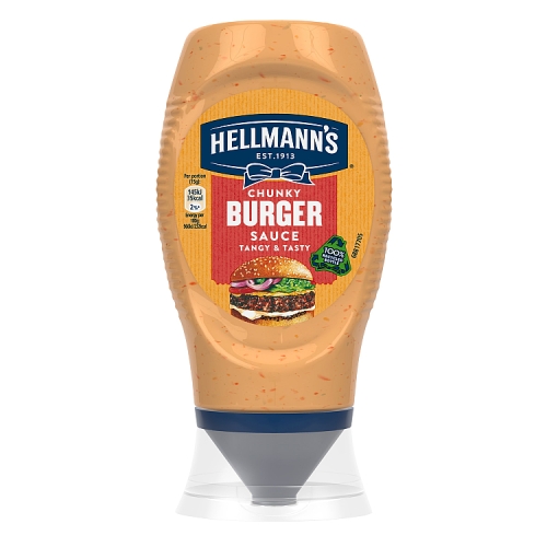 HELLMANN'S CHUNKY BURGER SAUCE 250ML
