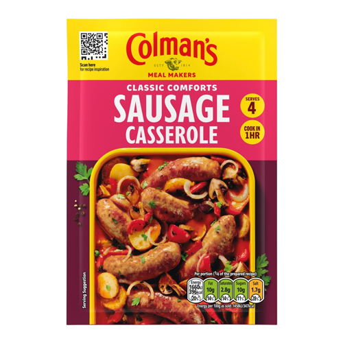 COLMAN'S SAUSAGE CASSEROLE RECIPE MIX 39G