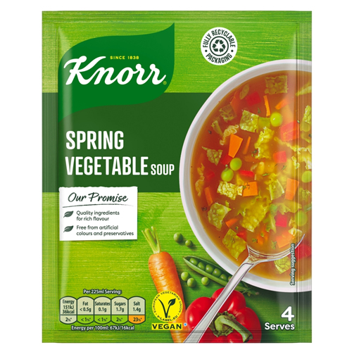 KNORR FLORIDA SPRING VEGETABLE DRY PACKET SOUP 48G