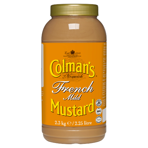 COLMAN'S FRENCH MILD MUSTARD 2.25L