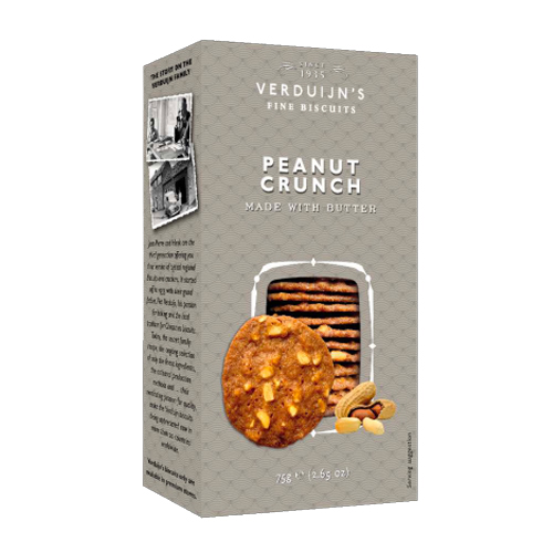 VERDIJN'S PEANUT CRUNCH MADE WITH BUTTER 75G