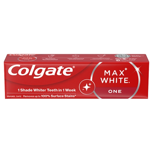 COLGATE TOOTHPASTE MAX WHITE ONE WHITENING 75ML