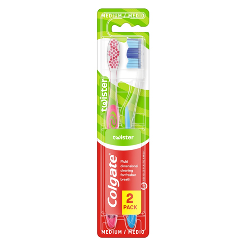 COLGATE TOOTHBRUSH TWISTER 2PK