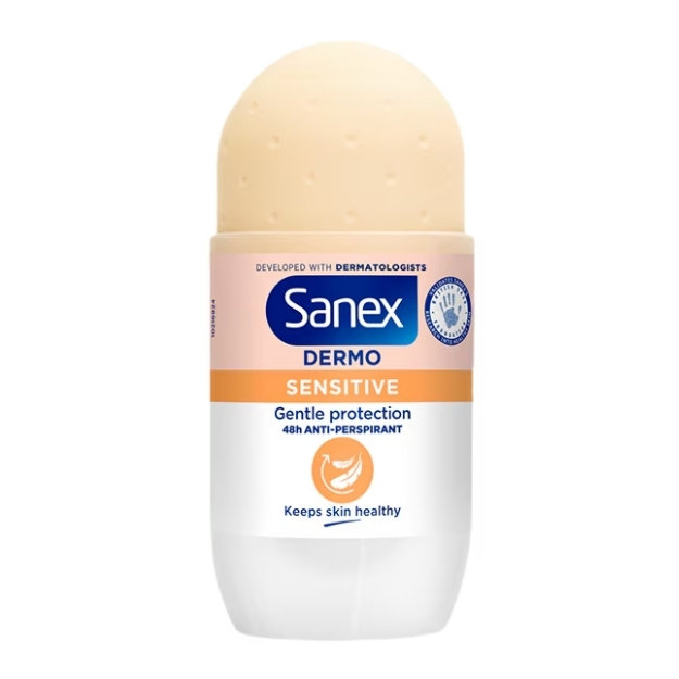 SANEX DEODORANT ROLL ON SENSITIVE 50ML