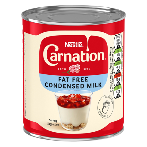 CARNATION SWEETENED CONDENSED MILK LIGHT 12X 405G