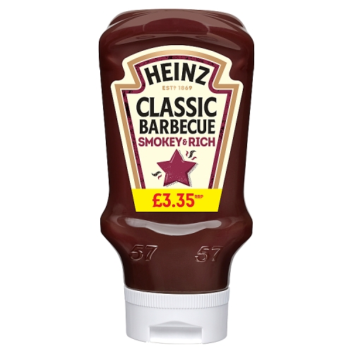 HEINZ CLASSIC BBQ SAUCE PMP £3.35 480G