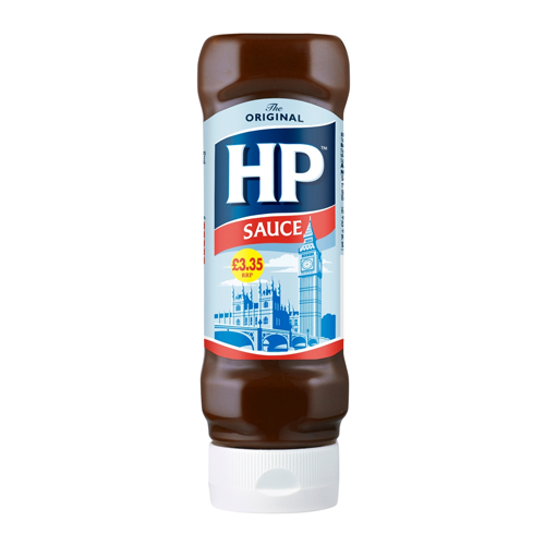HP TOP DOWN BROWN SAUCE PMP £ 3.35 450G