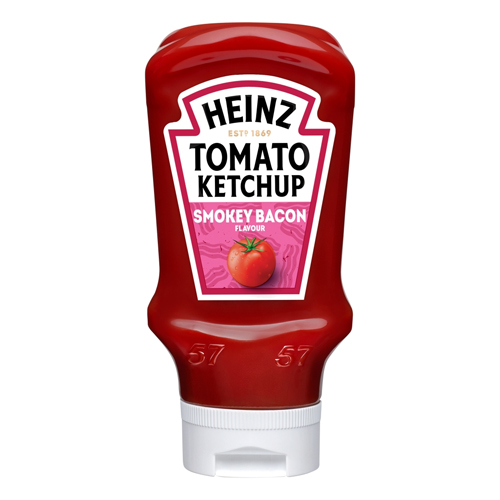 HEINZ TOMATO KETCHUP SMOKEY BACON 400ML