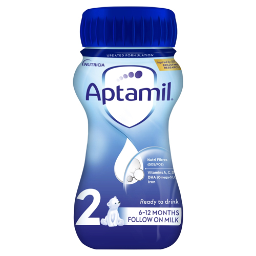 APTAMIL FOLLOW ON RTF MILK LIQUID STAGE 2 (6-12 MONTHS) 200ML