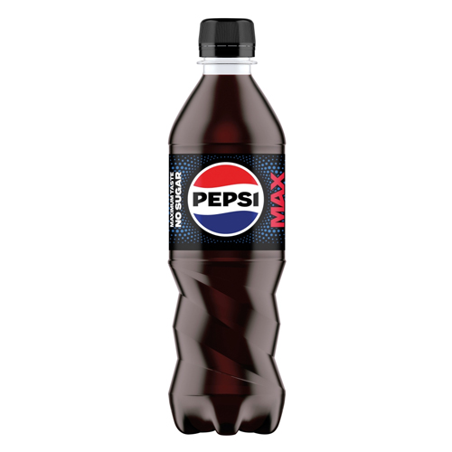 PEPSI MAX NO SUGAR COLA BOTTLE PET 500ML