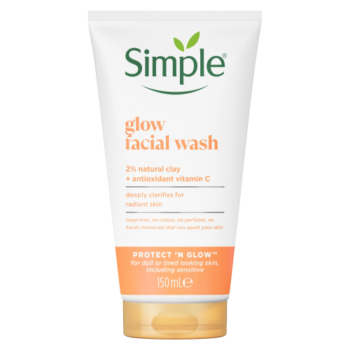 SIMPLE GLOW CLAY POLISH FACE WASH 150ML