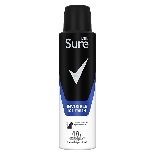 SURE MEN APA INVISIBLE ICE 150ML