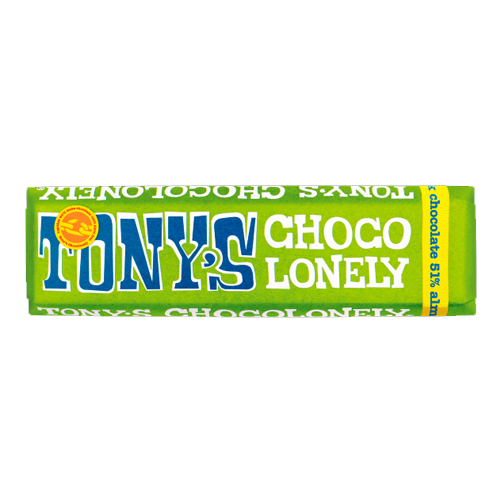 TONY'S 51% DARK CHOCOLATE ALMOND SEA SALT 47G
