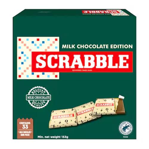 GAMES FOR MOTION SCRABBLE WITH CHOCOLATE PIECES 154G