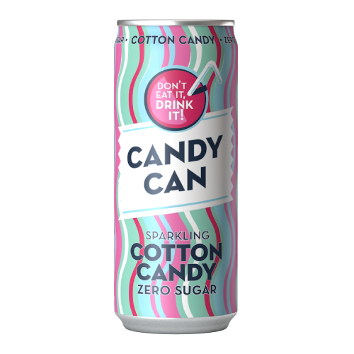 CANDY CAN COTTON CANDY NO SUGAR 330ML