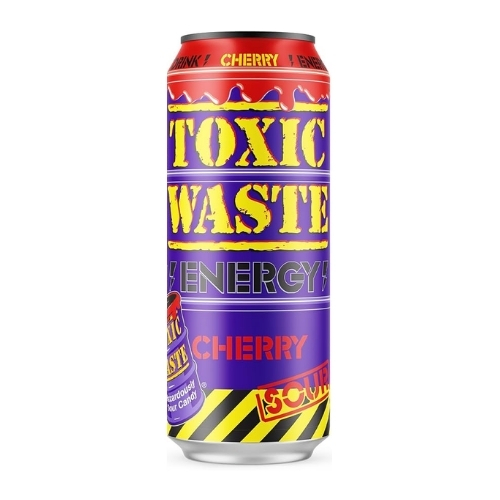 TOXIC WASTE SOUR CHERRY ENERGY CAN 500ML