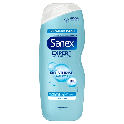 SANEX BATH FOAM DERMO MOISTURISING 570ML
