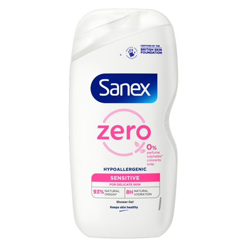 SANEX SHOWER GEL ZERO% SENSITIVE 450ML