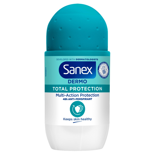 SANEX DEODORANT ROLL ON TOTAL PROTECTION 50ML
