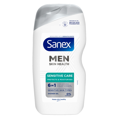 SANEX SHOWER GEL MEN SENSITIVE 400ML