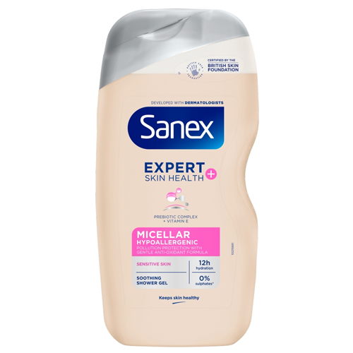 SANEX SHOWER GEL ESH+ HYPOALLERGENIC 450ML