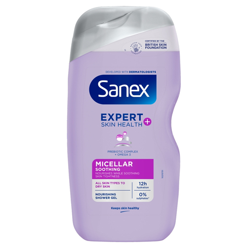 SANEX SHOWER GEL ESH+ SOOTHING 450ML