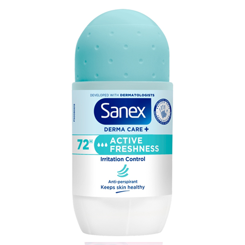 SANEX DERMA CARE+ ACTIVE FRESH 72HR ANTIPERSPIRANT 50ML