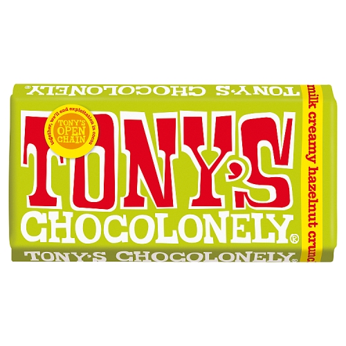 TONY'S MILK CREAMY HAZELNUT CRUNCH 180G