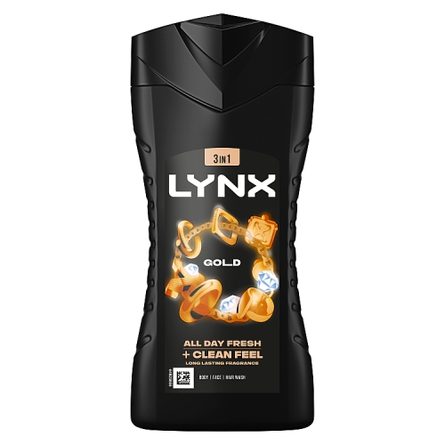 LYNX SHOWER GEL GOLD 225ML