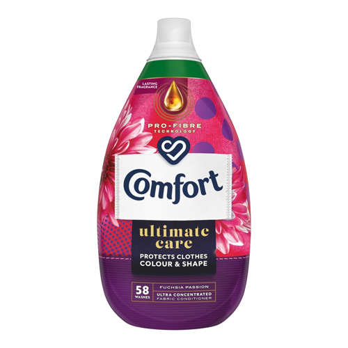 COMFORT FABRIC CONDITIONER ULTIMATE CARE 58W PASSION 870ML