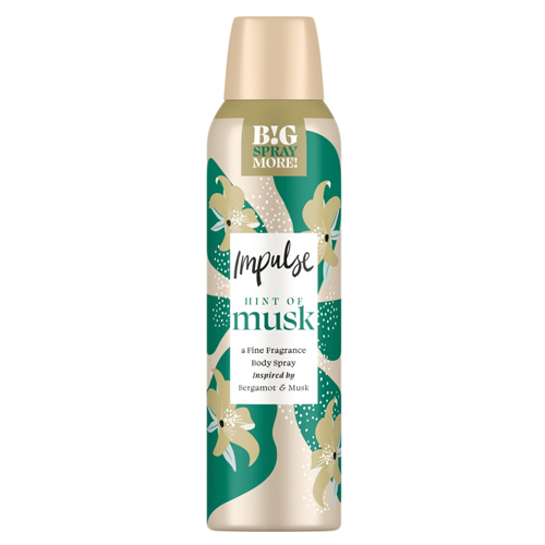 IMPULSE BODY SPRAY HINT OF MUSK 150ML