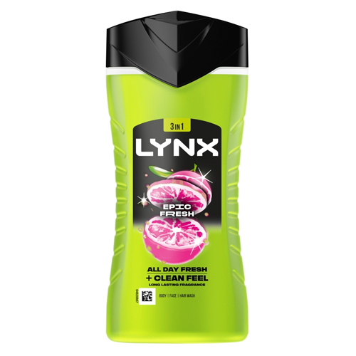 LYNX SHOWER GEL EPIC FRESH 225ML