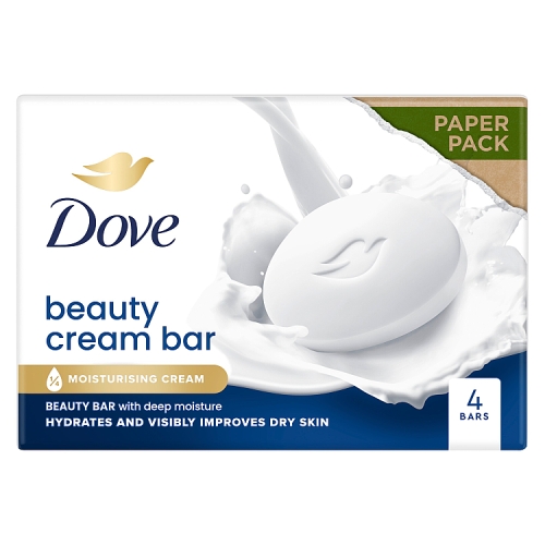 DOVE BEAUTY CREAM BAR ORIGINAL 4PK 90G