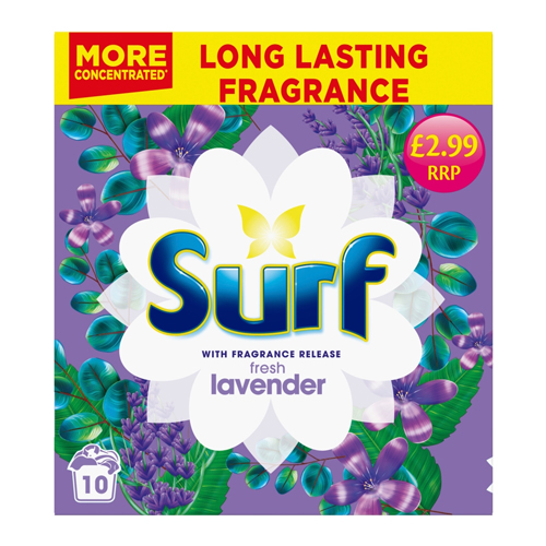 SURF POWDER 10W LAVENDER PMP £2.99 500G
