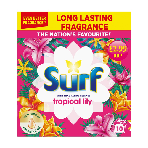 SURF POWDER 10W TROPICAL PMP £2.99 500G