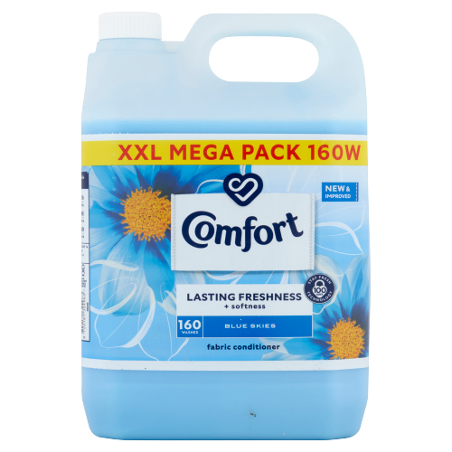 COMFORT BLUE SKIES FABRIC CONDITIONER 160 WASHES 4.8L