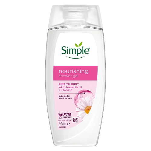 SIMPLE SHOWER GEL NOURISHING 225ML