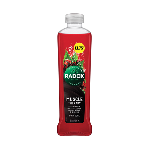 RADOX BATH MUSCLE THERAPY PMP £1.75 500ML