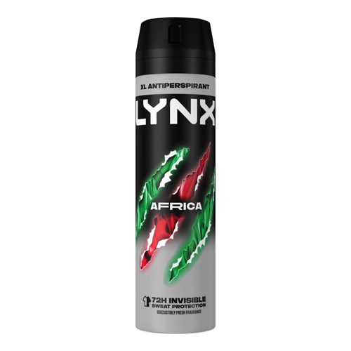 LYNX ANTIPERSPIRANT AFRICA PMP £3.99 200ML