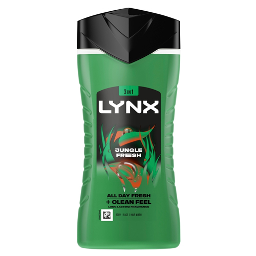 LYNX SHOWER GEL JUNGLE FRESH 225ML