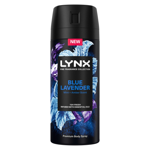 LYNX BODYSPRAY FINE FRAGRANCE BLUE LAVENDER 150ML