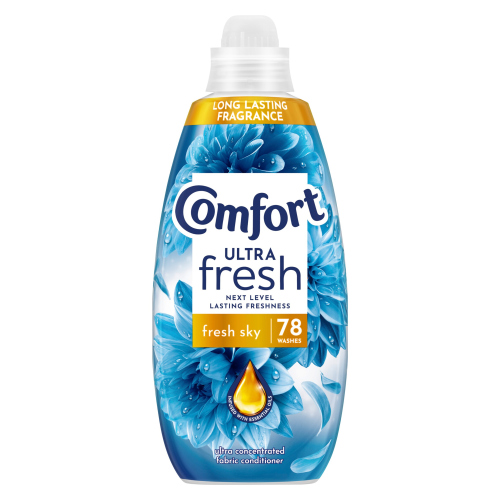 COMFORT ULTRA FRESH & PROTECT FABRIC CONDITIONER FRESH SKY 78 WASHES 1.17L