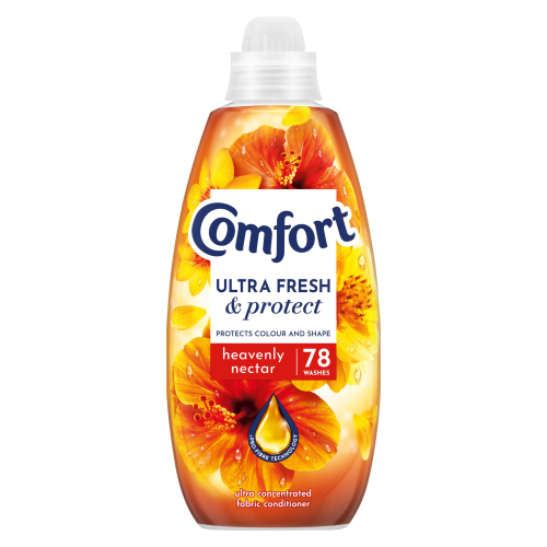 COMFORT ULTRA FRESH & PROTECT HEAVENLY NECTAR FABRIC CONDITIONER 78 WASHES 1.17L