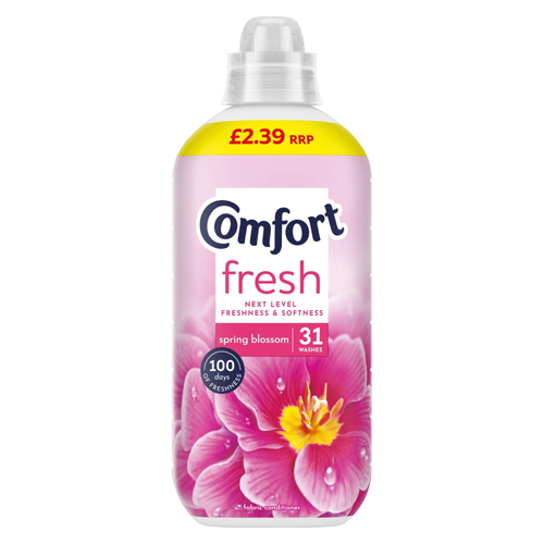 COMFORT FABRIC CONDITIONER SPRING BLOSSOM 31W PMP £2.39 930ML