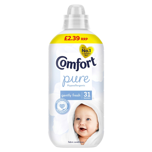 COMFORT FABRIC CONDITIONER PURE 31W PMP £2.39 930ML